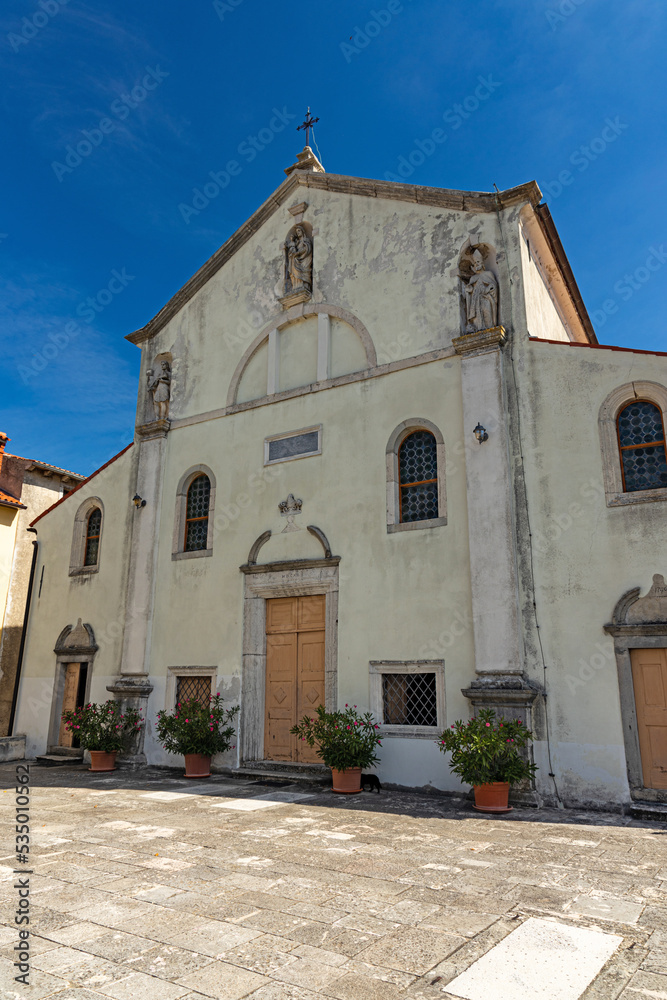 church in Pican in Croatia