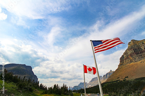 Flags & Mountains