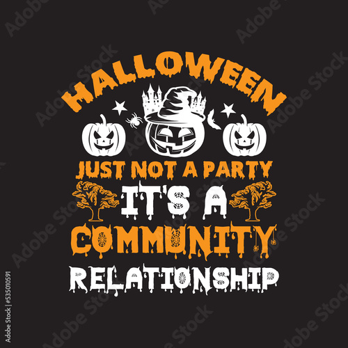 Halloween just not a party it s a community relationship