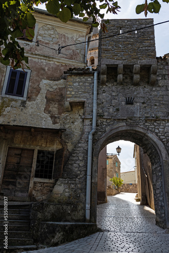 gate to the old town Pican in Croatia