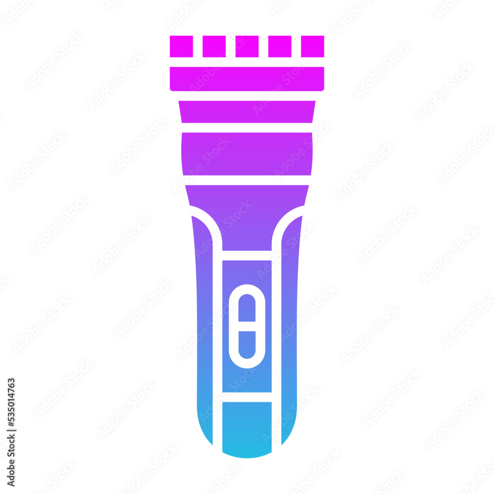 Electric Shaver Glyph Gradient Icon Electric Shaver Glyph Gradient Icon