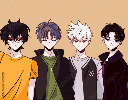 anime handsome men
