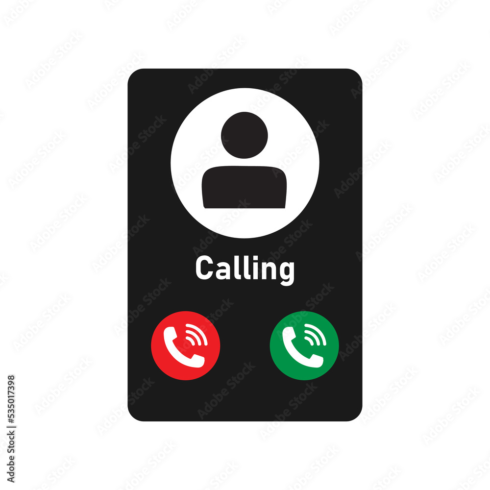 smartphone or mobile phone ringing or calling illustration.flat cartoon black cellphone call or vibrate with contact info on display in hand.ring of phone icon image. smartphone or mobile phone ringing or calling illustration.flat cartoon black cellphone call or vibrate with contact info on display in hand.ring of phone icon image.