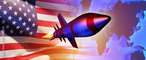 Missile weapons of US. Rock...