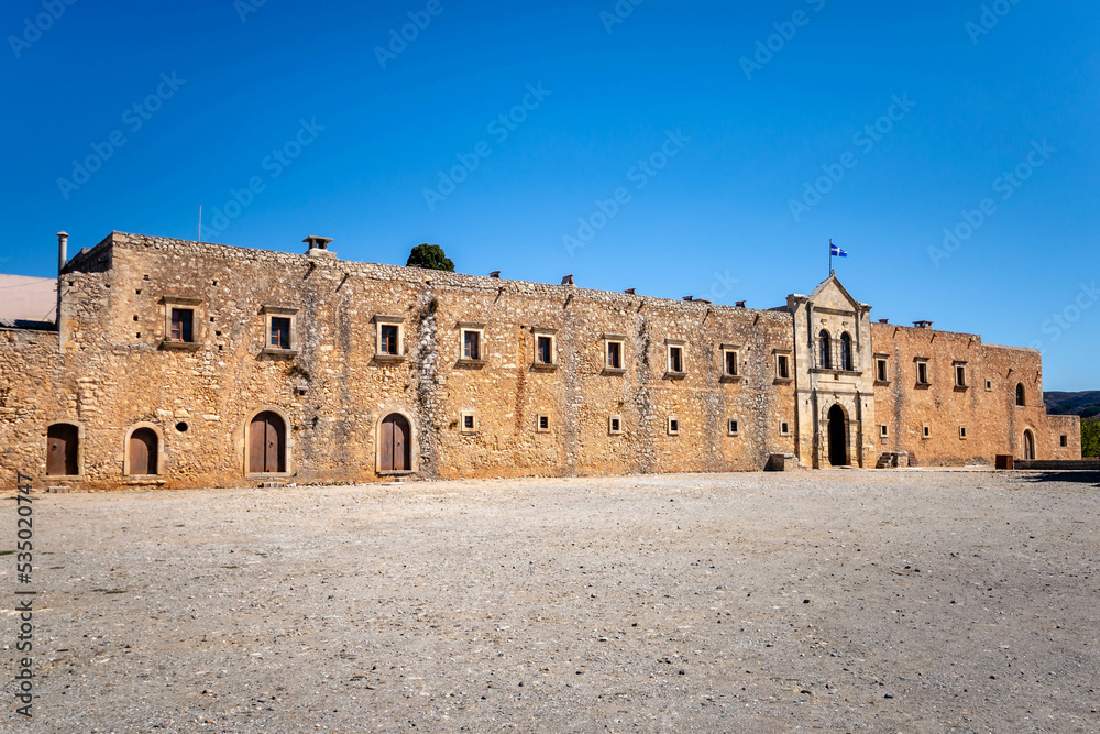 Arkadi Monastery (in Greek Moní Arkadíou) is an Eastern Orthodox monastery, situated near Rethymno. It is one of the most historic monasteries on Crete.