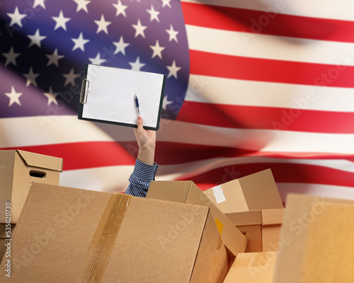 Delivery of goods to USA . ...