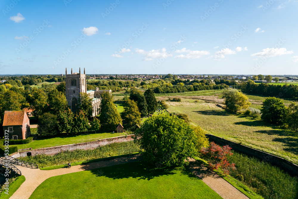 Landscape of a Church, England