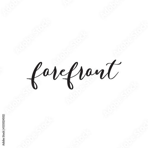 Hand-drawn lettering, Environment theme. Vector illustration, paint with a brush—isolated phrase on white background.