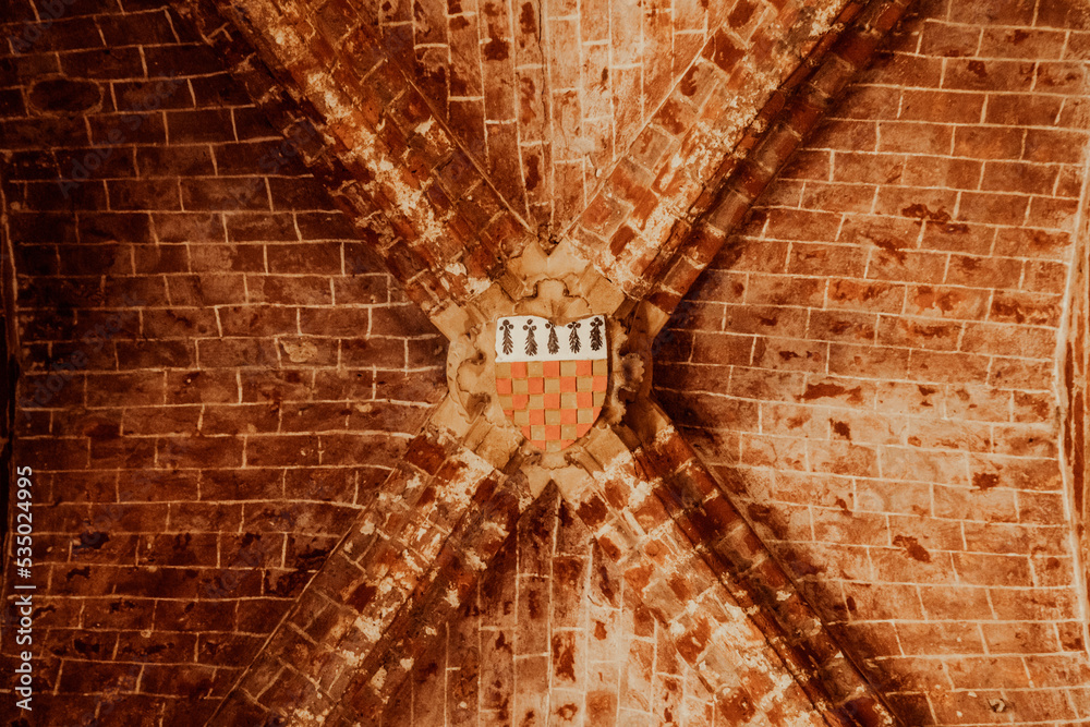 Obraz premium Brick and Tile Castle Ceiling
