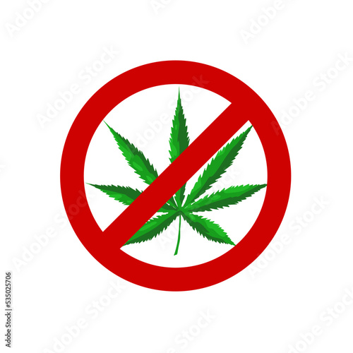 no smoking,  sign of marijuana