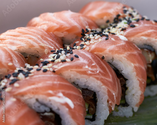 sushi set close up photo