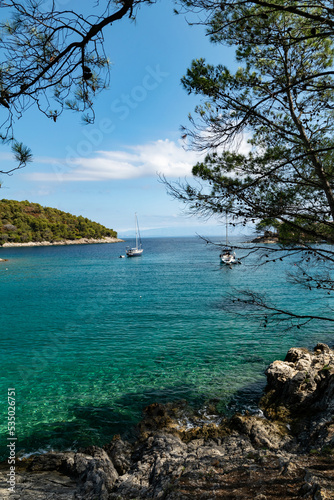 adriatic sea at Losinj island in Croatia