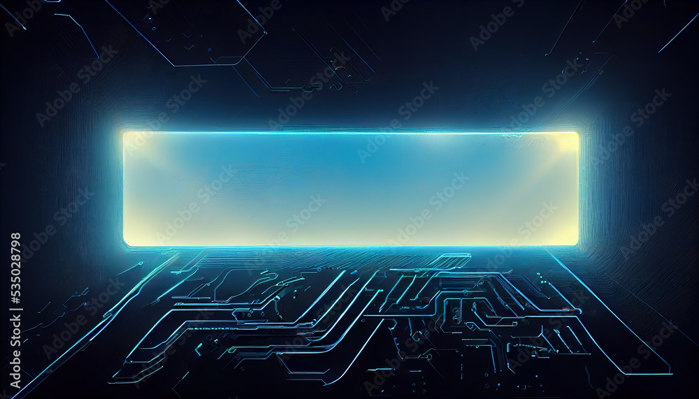 Obraz premium abstract motherboard and circuit background