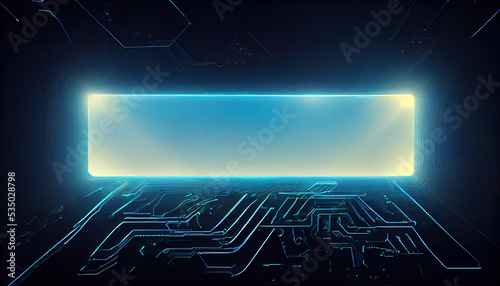 abstract motherboard and circuit background