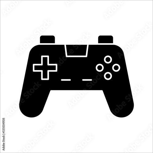 Gamepad icon vector. Logo Vektor simple desain