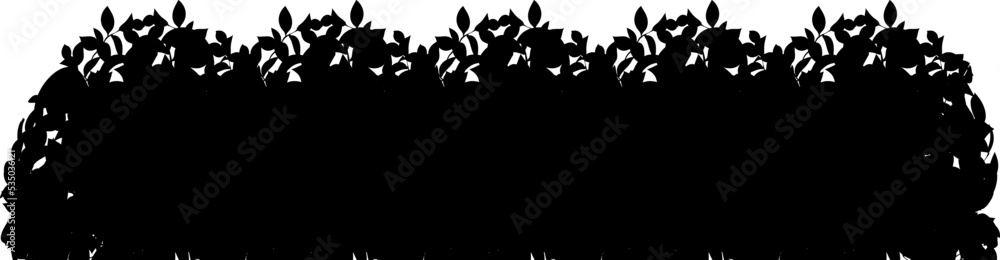 Set of ornamental black plant in the form of a hedge.Realistic garden shrub, seasonal bush, boxwood, tree crown bush foliage.For decorate of a park, a garden or a fence. Set of ornamental black plant in the form of a hedge.Realistic garden shrub, seasonal bush, boxwood, tree crown bush foliage.For decorate of a park, a garden or a fence.