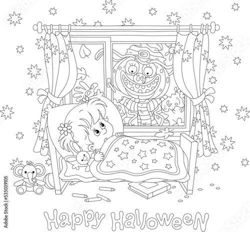 Happy Halloween card with a...
