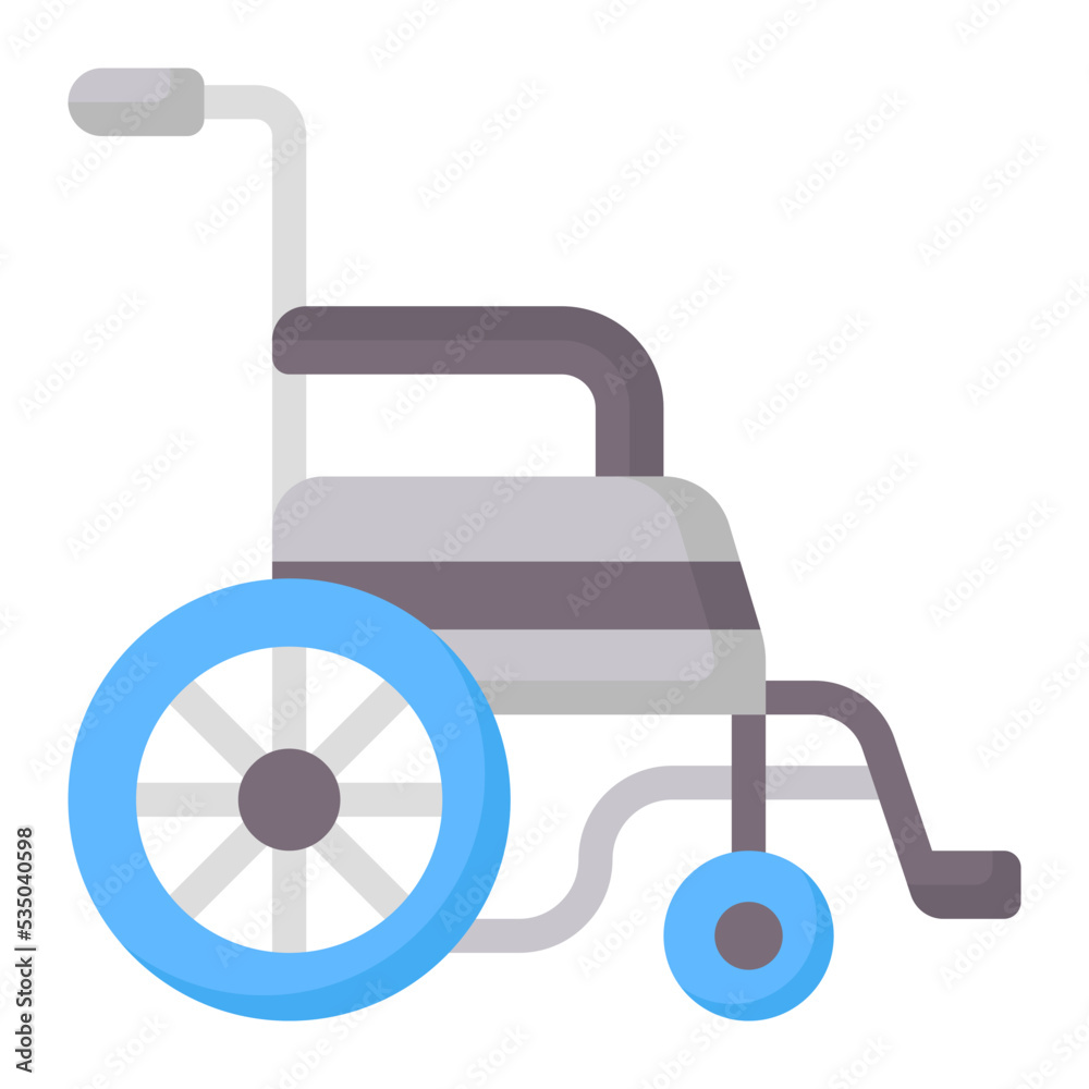 wheelchair flat icon wheelchair flat icon