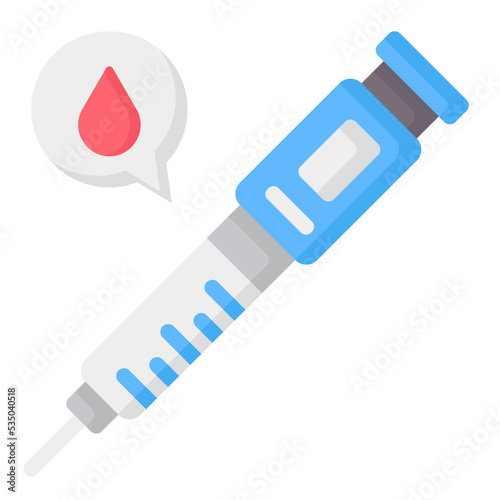 insulin flat icon