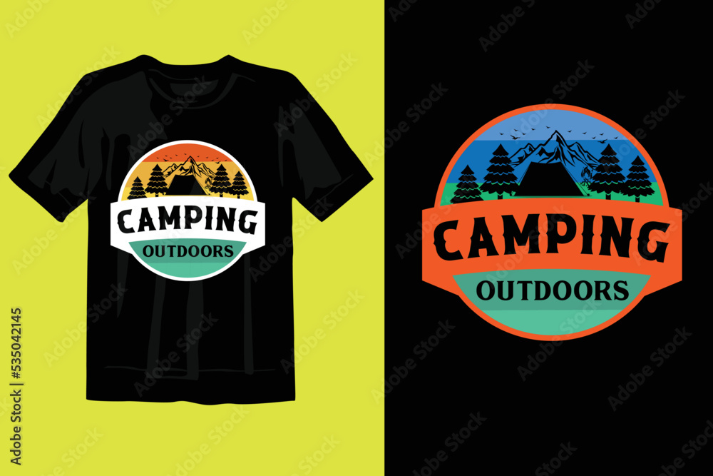 camping new t-shirt design , camping new t-shirt design ,