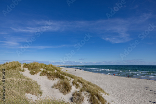 Skagens Odde, English  Scaw Spit or The Skaw)is a sandy peninsula  the northernmost area of Vendsyssel in Jutland, Denmark.,Europe