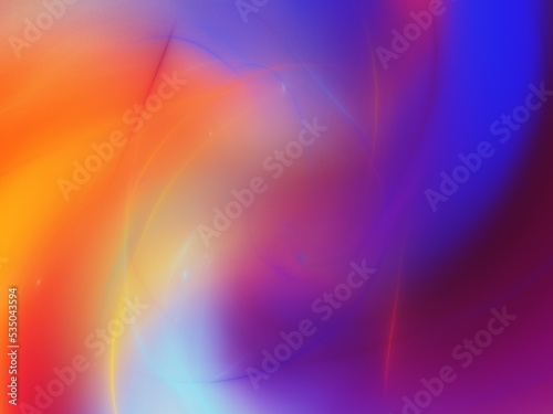 abstract chaotic fractal background 3D rendering illustration