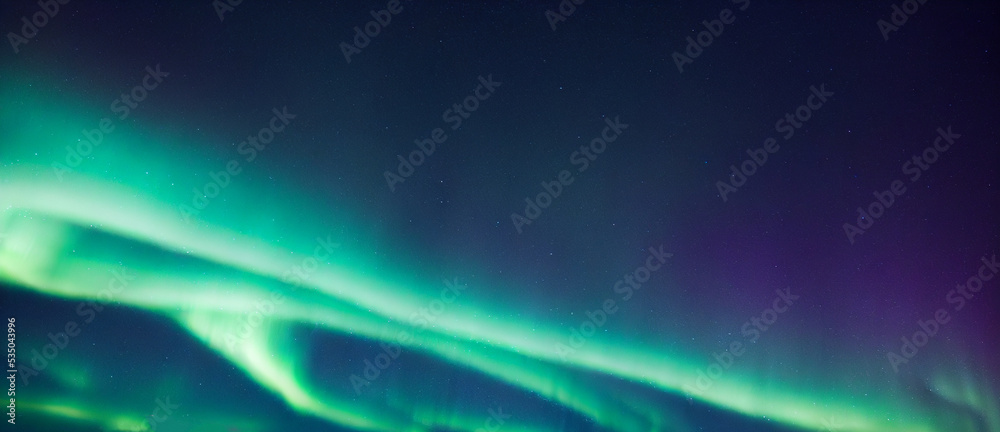 Northern Lights. Aurora borealis with starry in the night sky. Gaming RPG abstract background and texture, pattern. Game asset	