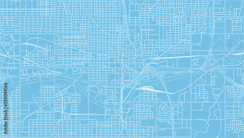 Digital web background of Oklahoma City. Vector map city which you can scale how you want.