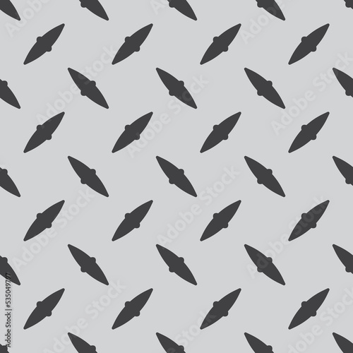 Diamond plate metal texture background. Strong diamond steel sheet metal texture pattern. © Maksim