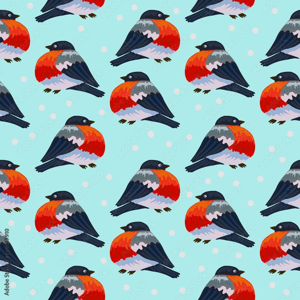 seamless pattern with birds seamless pattern with birds
