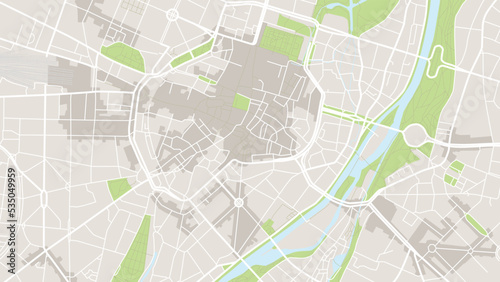 Digital web background of Altstadt. Vector map city which you can scale how you want.