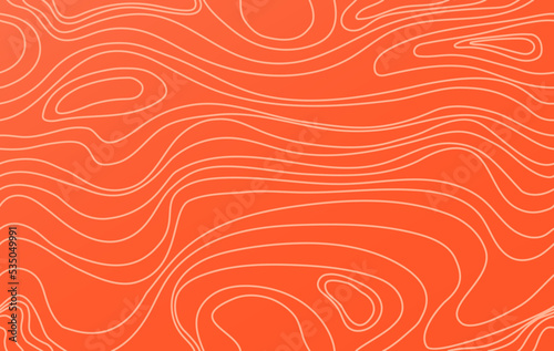 Salmon fillet texture. Red atlantico fish steak pattern, sushi sirloin meat closeup salmones skin tasty seafood freshness sashimi for fishing market, minimal vector illustration