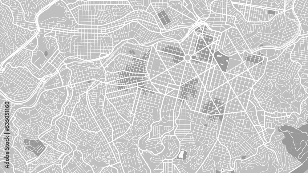 Digital web background of Brazilia. Vector map city which you can scale how you want.