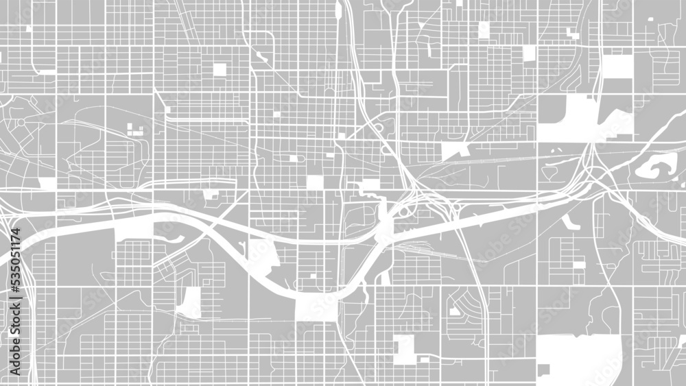 Digital web background of Bricktown. Vector map city which you can scale how you want.