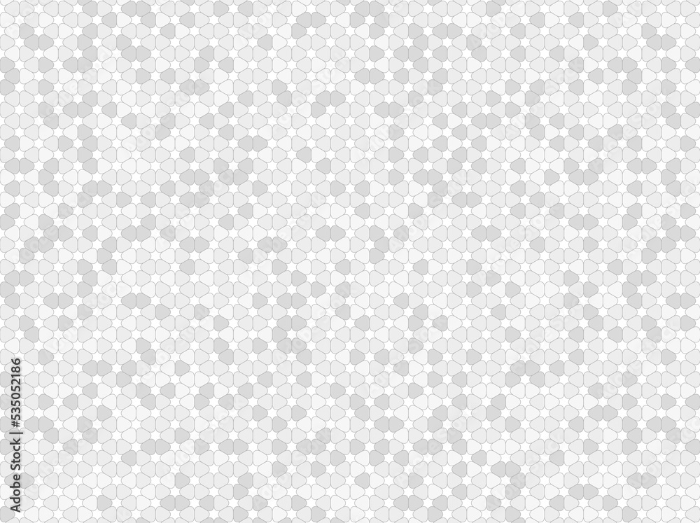 Seamless vector geometric pattern in grey tints. Grid of white and grey triangles. Repeating geometric background. Abstract bg. Vector design.