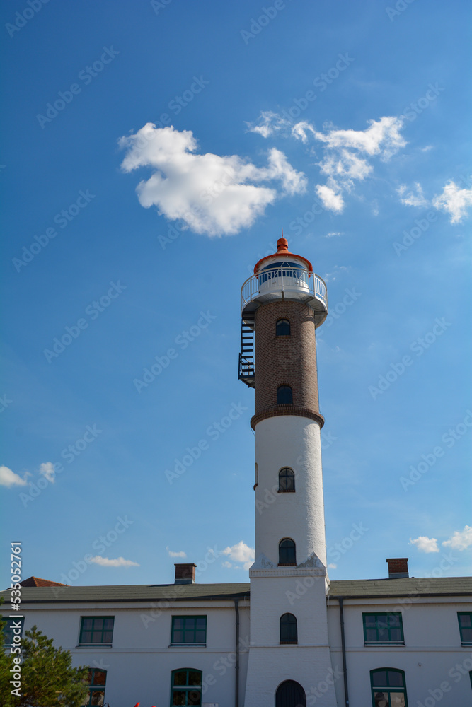 Lighthouse on the island of Poel on the Baltic Sea