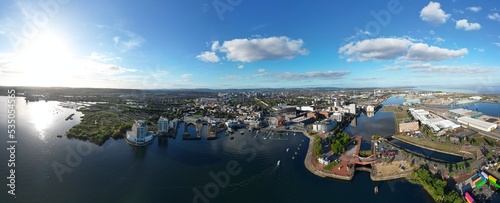 Panorama Photo of Cardiff bay 