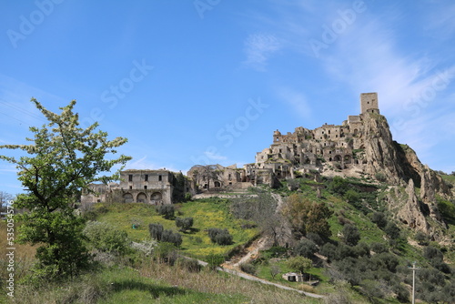 Craco in Spring, Italy