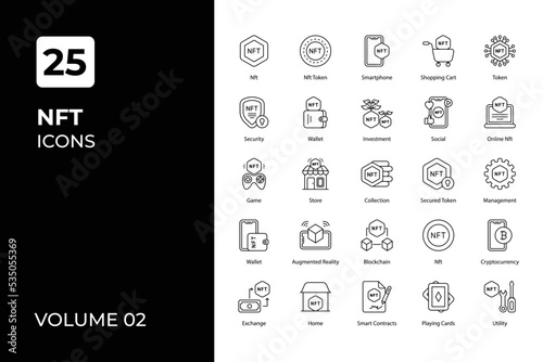 NFT icons collection.