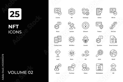 NFT icons collection.