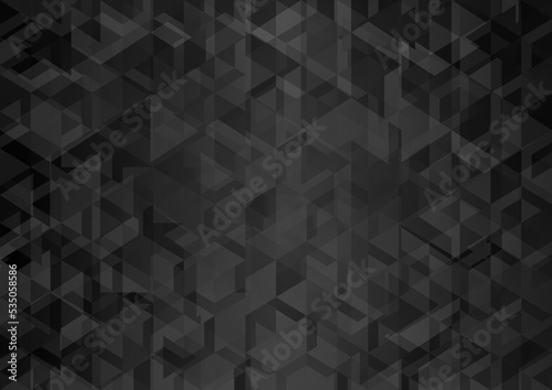 black abstract geometric background