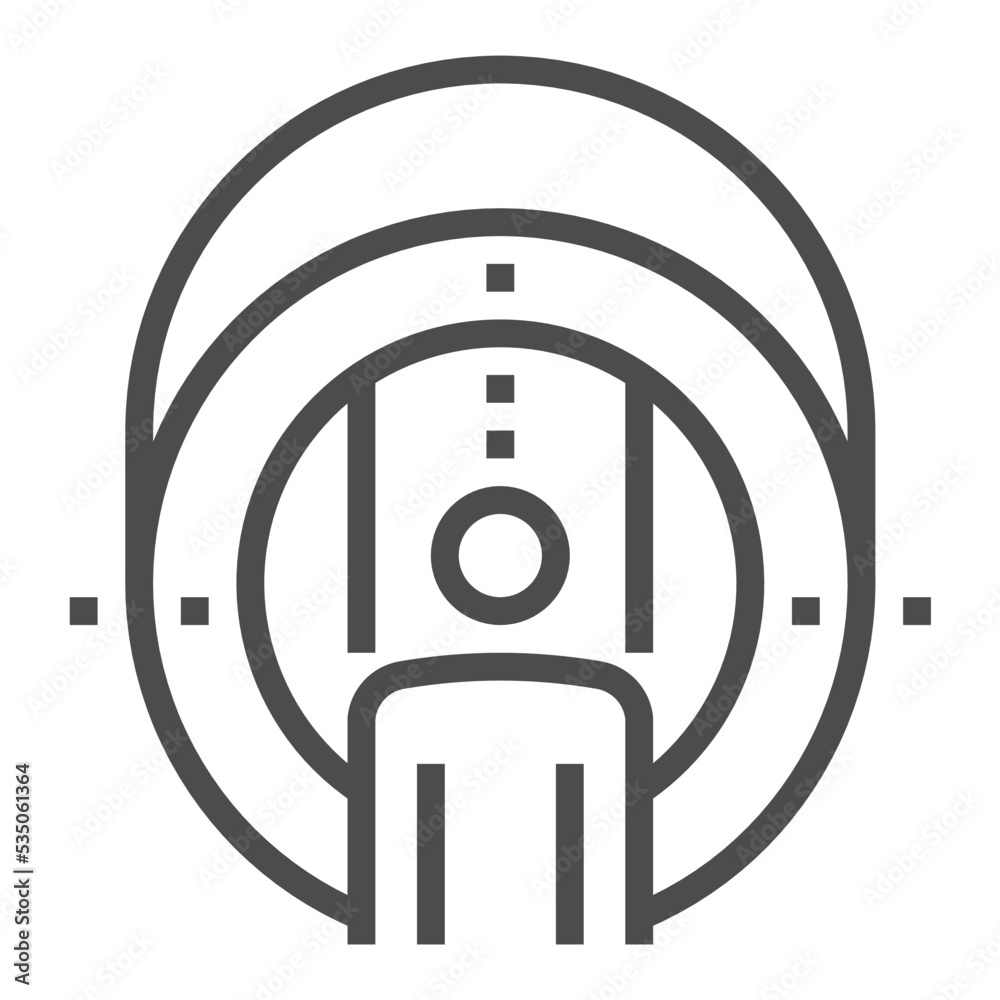 Mri, pixel perfect, editable stroke, up scalable square line vector icon. Mri, pixel perfect, editable stroke, up scalable square line vector icon.