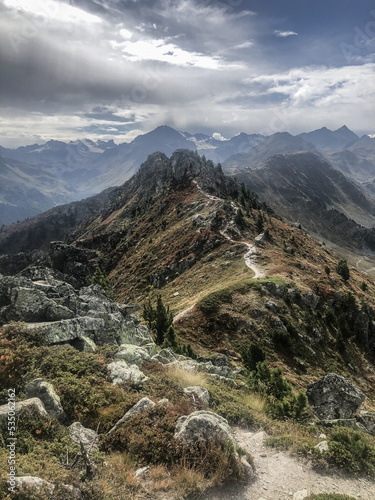 Mountainway in Valais photo