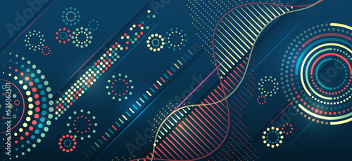 Structuring the flow of information. Data analytics concept. Sorting a large amount of data on a dark background. Big data visualization. Futuristic network or business analytics.
