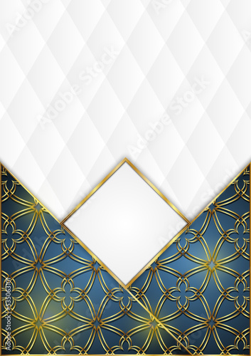 Golden luxury background blank for design.
