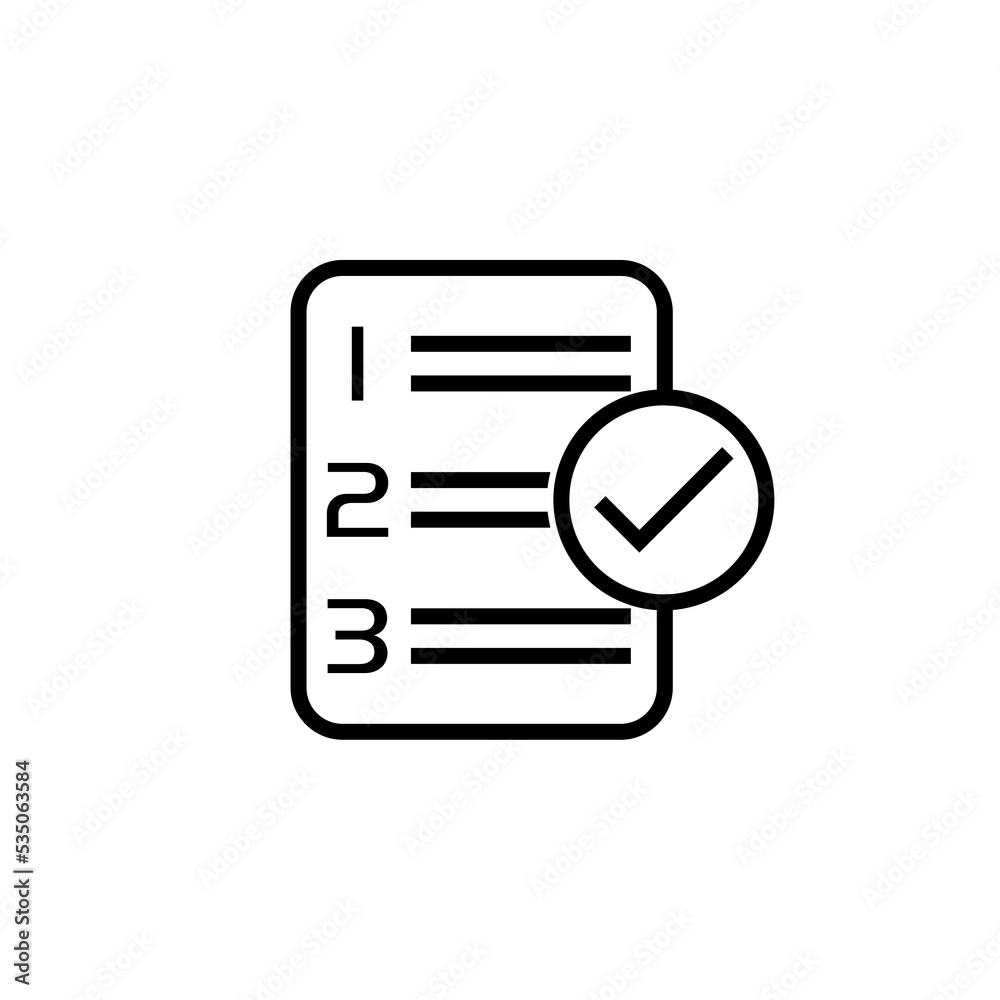 Prioritizing tasks line icon simple icon Prioritizing tasks line icon simple icon