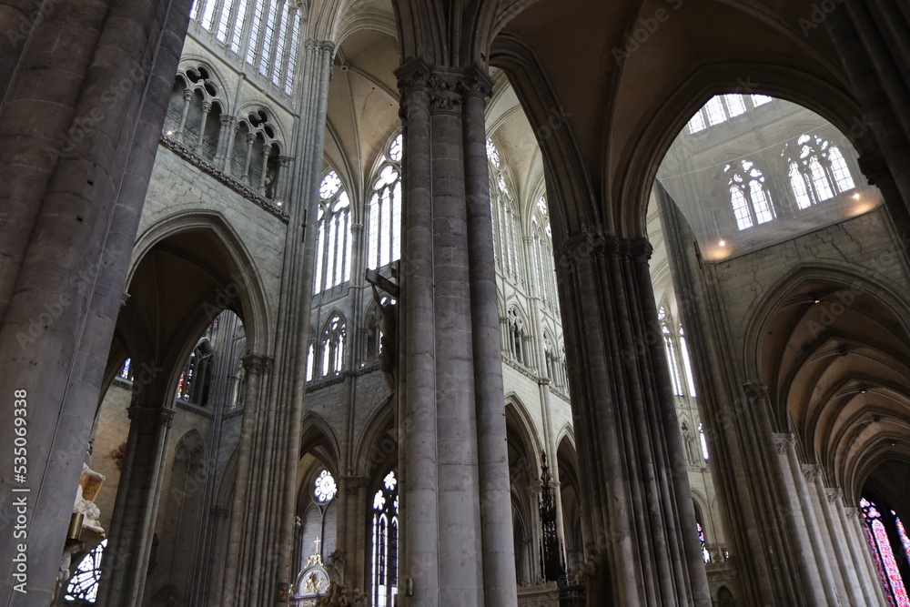 La cathédrale d'Amiens, ville de Amiens, département de la Somme, France