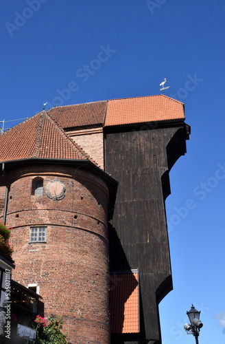 Das Krantor in der Altstadt von Danzig photo