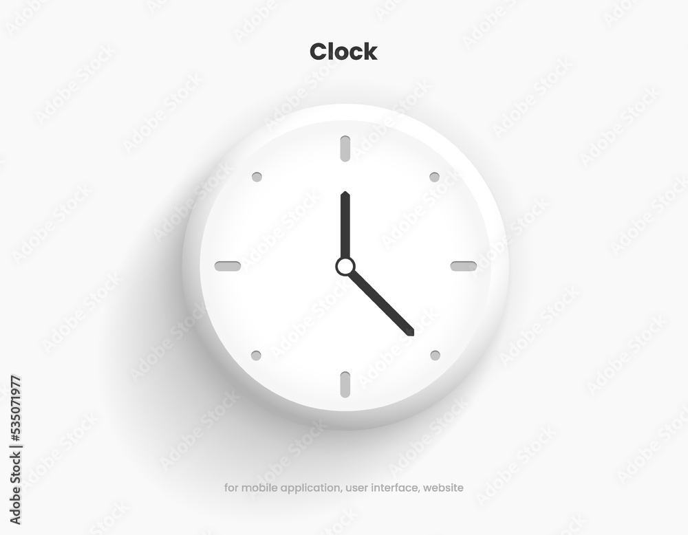 3d time and clock symbol. Date, time, era, duration, period, span, hour, minute, watch, timer, time keeper for UI UX, website, mobile app, separation. 3d time and clock symbol. Date, time, era, duration, period, span, hour, minute, watch, timer, time keeper for UI UX, website, mobile app, separation.