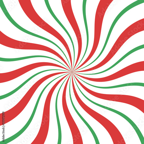 Vector Christmas background. Candy cane, lollipop pattern.